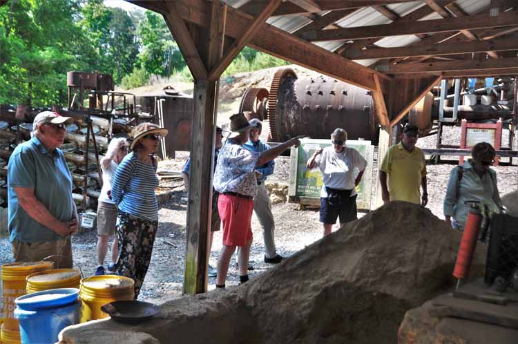 at Crisson gold mine